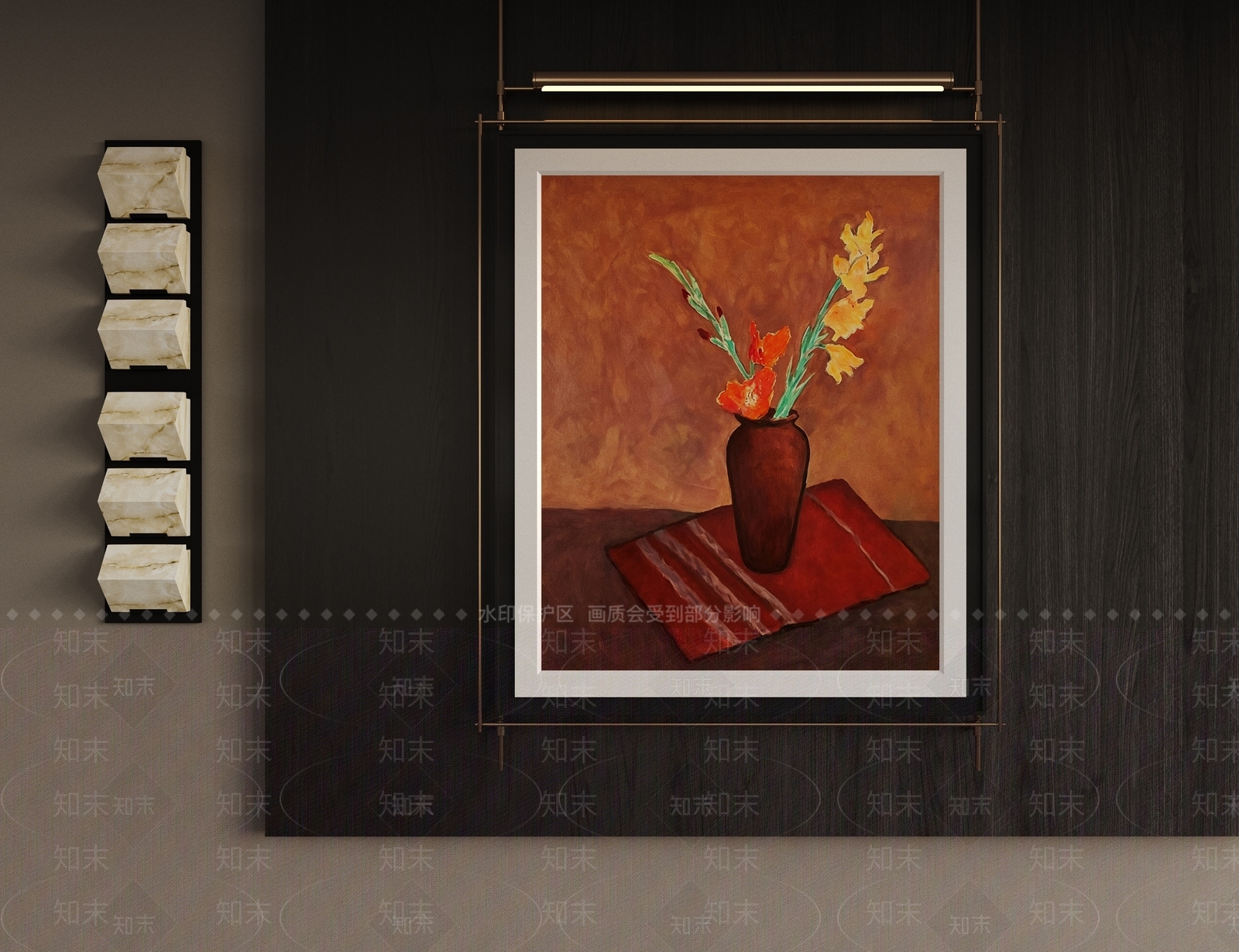 中古风儿童挂画3D模型下载【ID:1232423119】