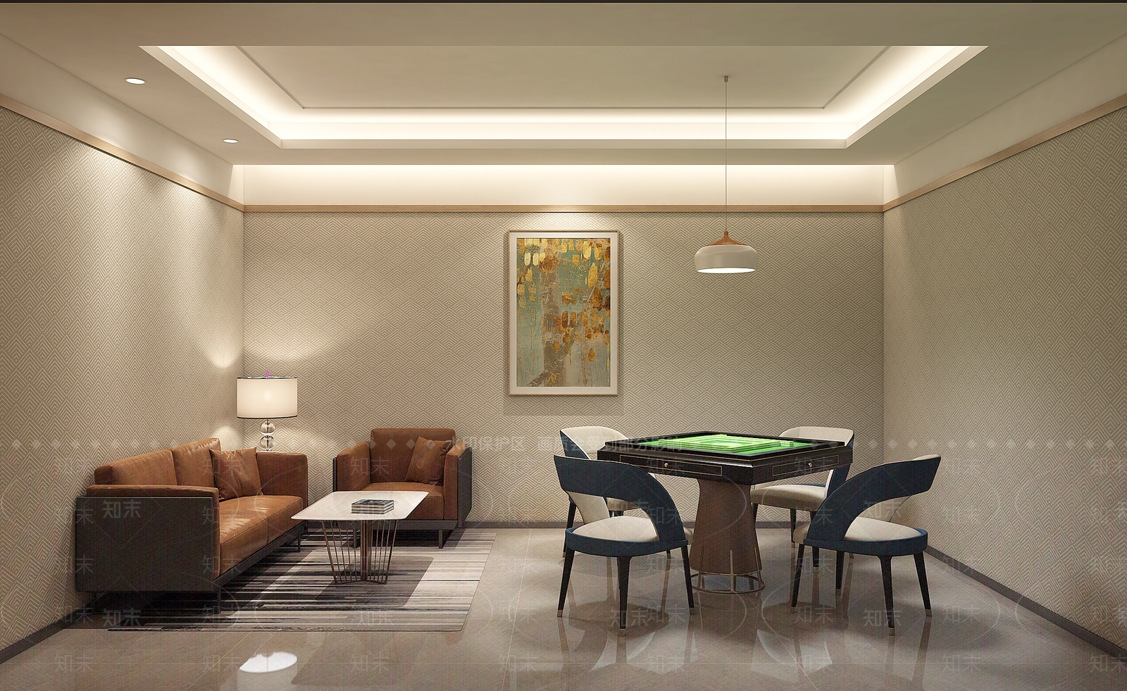 新中式茶馆3D模型下载【ID:1232426389】