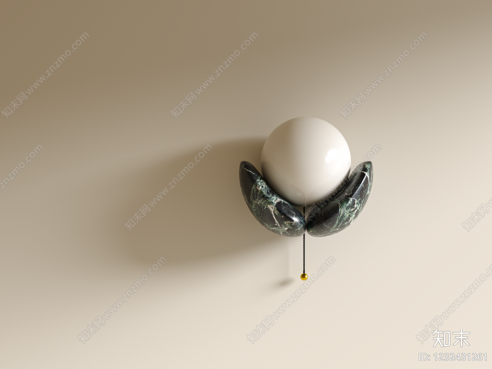 轻奢壁灯3D模型下载【ID:1232431261】