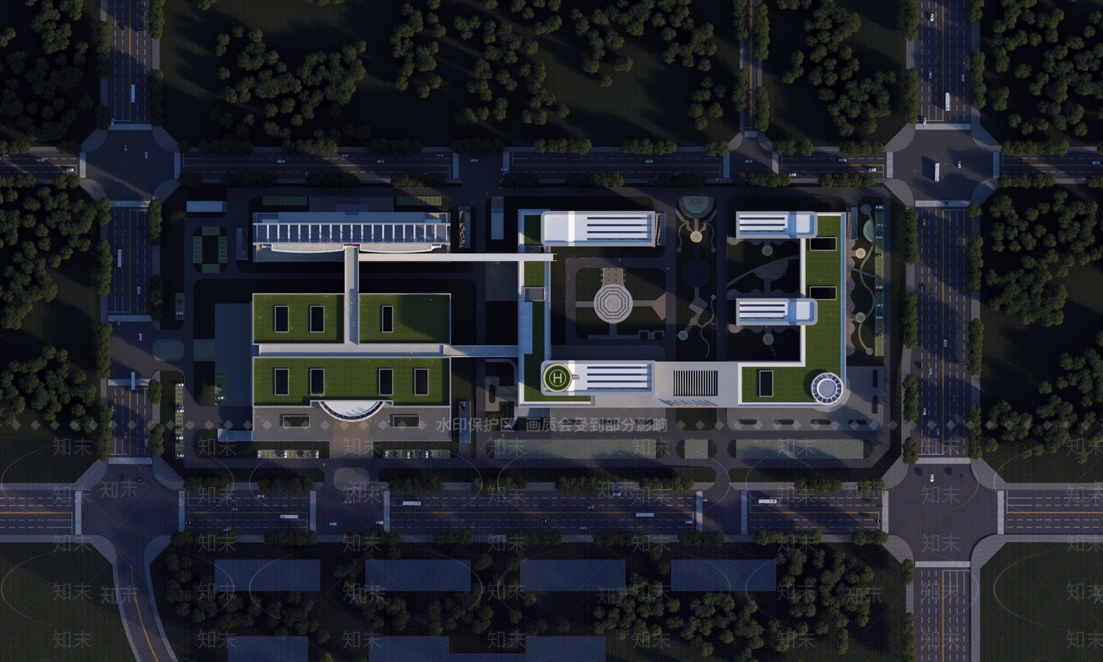 现代主义其他公共建筑3D模型下载【ID:1232436204】