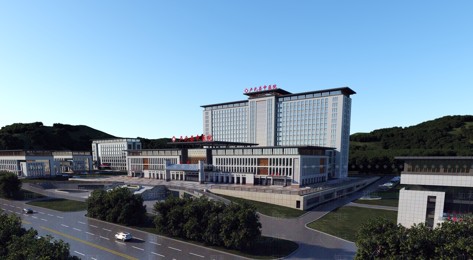 新中式其他公共建筑3D模型下载【ID:1232436869】