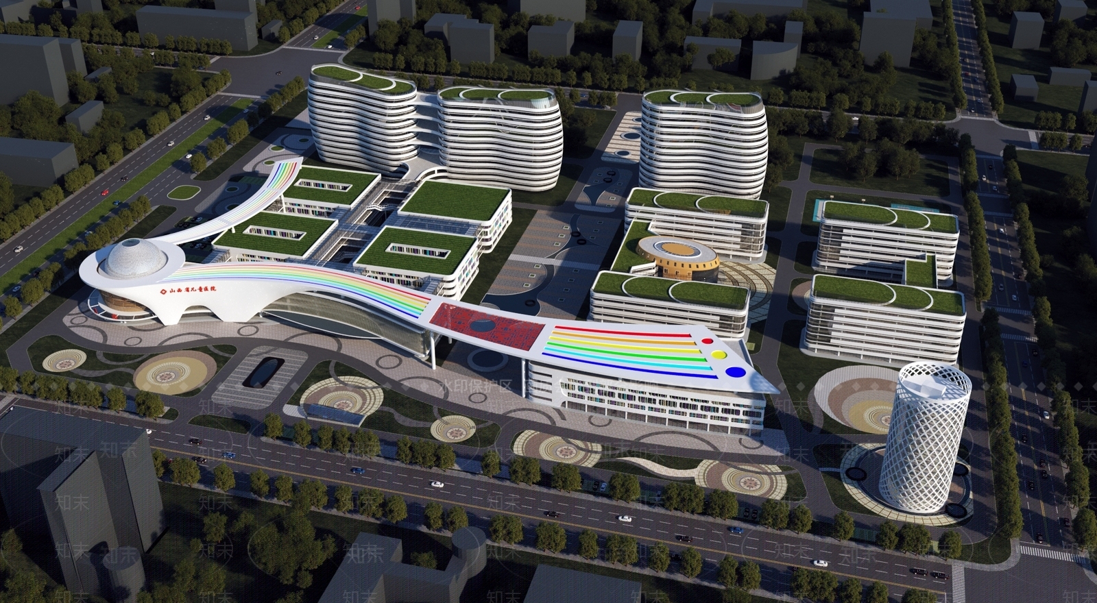 未来主义其他公共建筑3D模型下载【ID:1232437115】