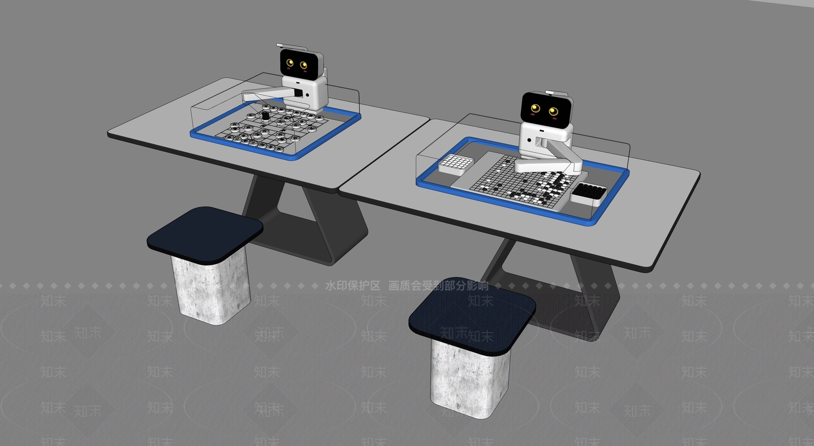 现代简约娱乐器材组合SU模型下载【ID:1232437703】