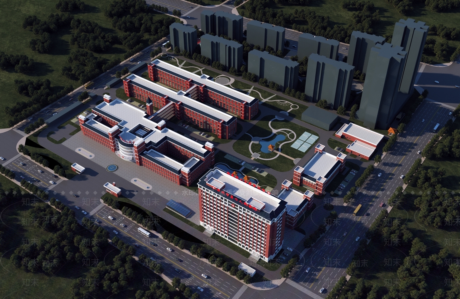 现代主义其他公共建筑3D模型下载【ID:1232438052】