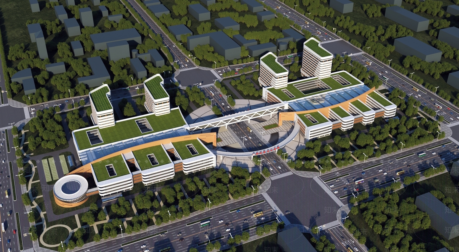 现代主义其他公共建筑3D模型下载【ID:1232438216】