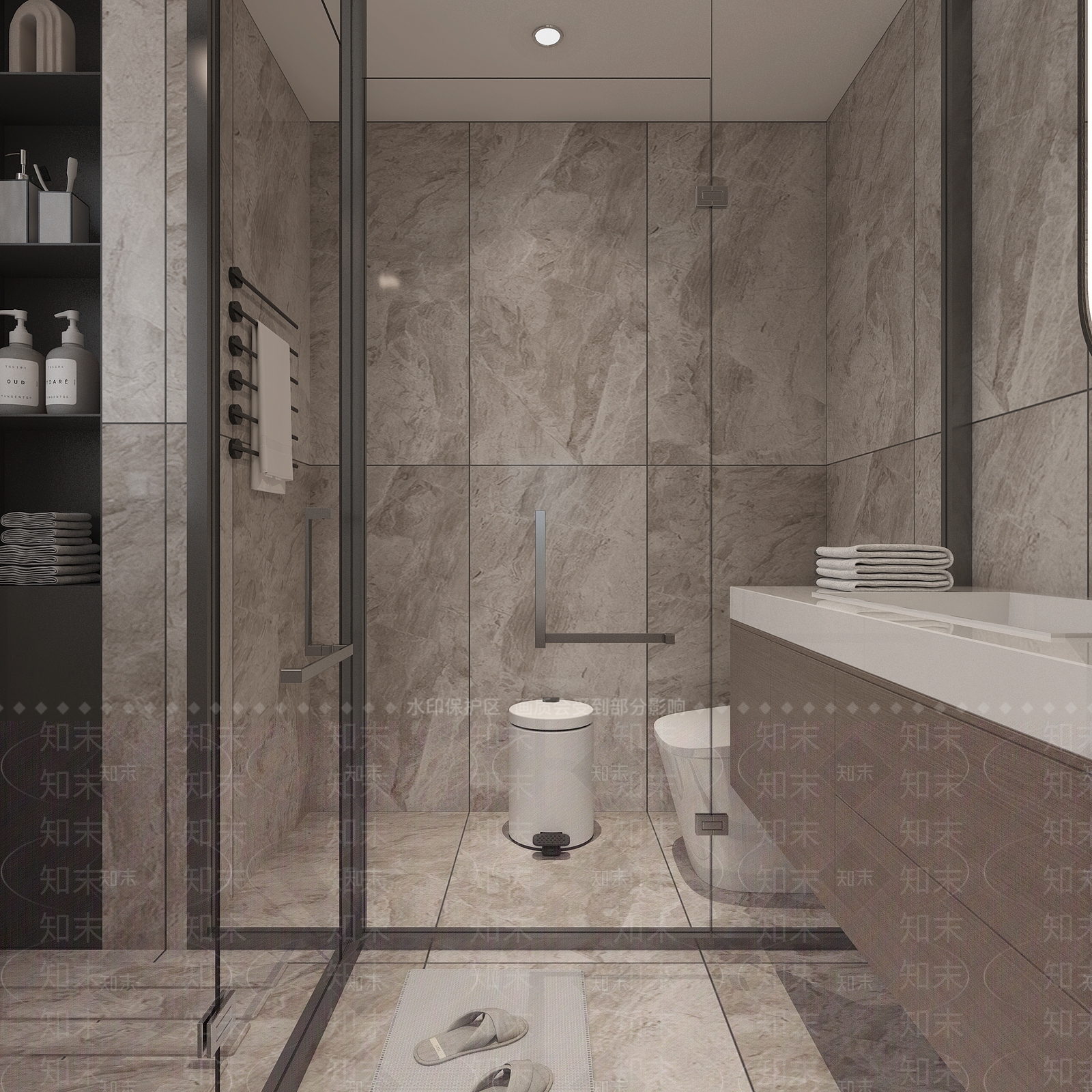 现代简约主卧3D模型下载【ID:1232439653】