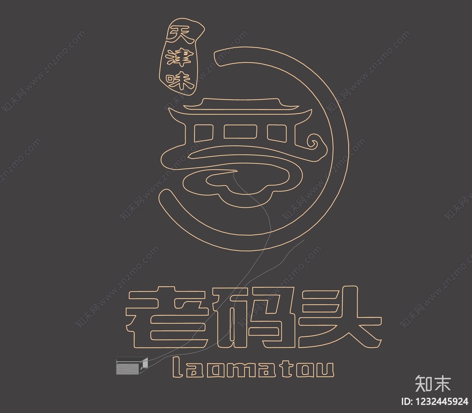 新中式艺术装置SU模型下载【ID:1232445924】
