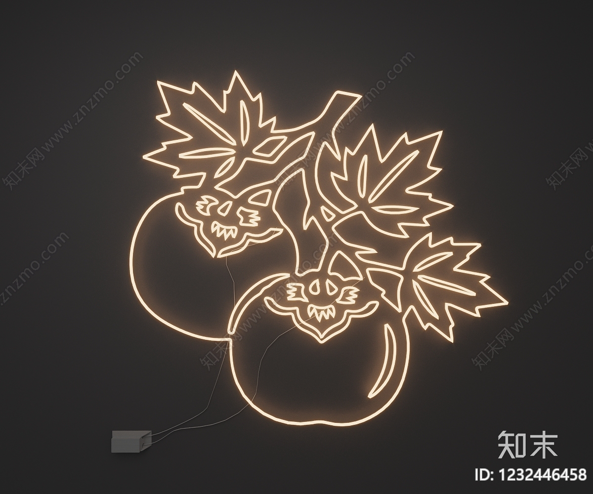 现代艺术装置3D模型下载【ID:1232446458】