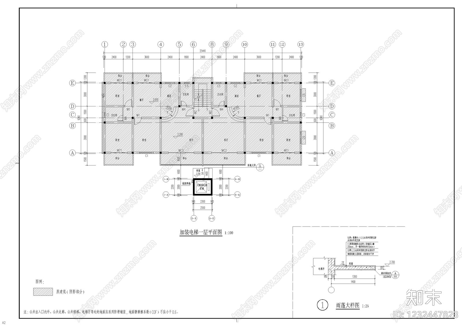 其他建筑cad施工图下载【ID:1232447823】
