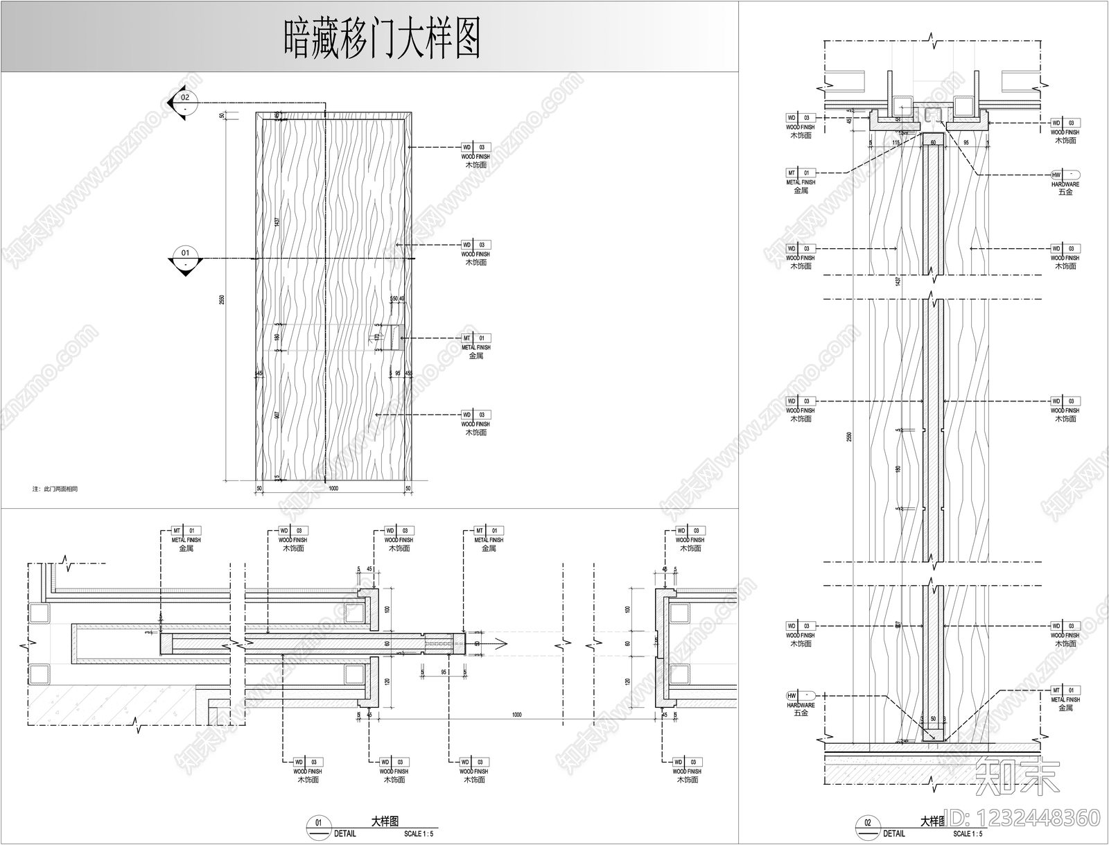 综合门节点CAD图纸