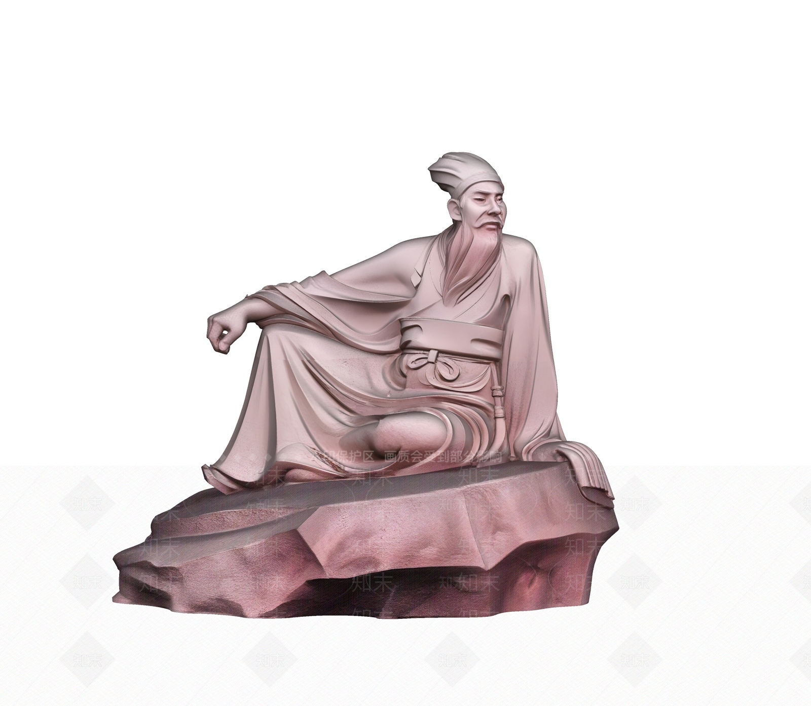 中式雕塑摆件SU模型下载【ID:1232448609】