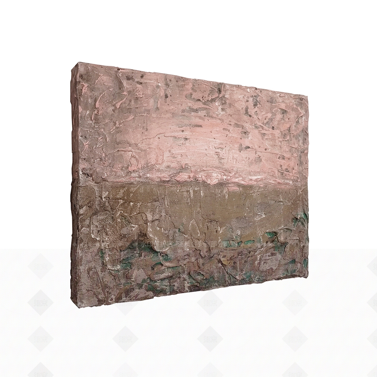 侘寂抽象挂画3D模型下载【ID:1232450498】