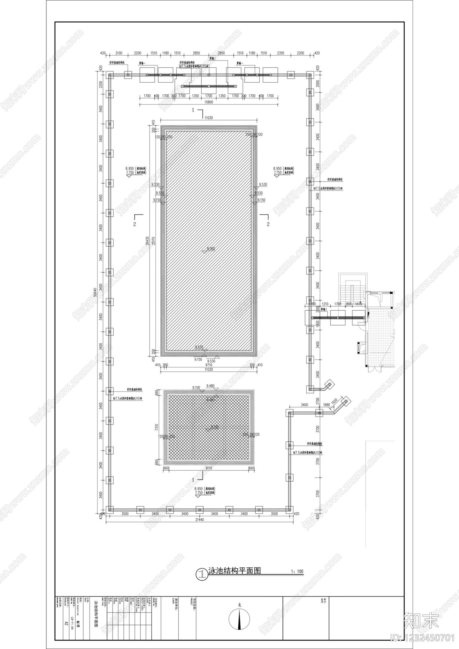 互动水景cad施工图下载【ID:1232450701】