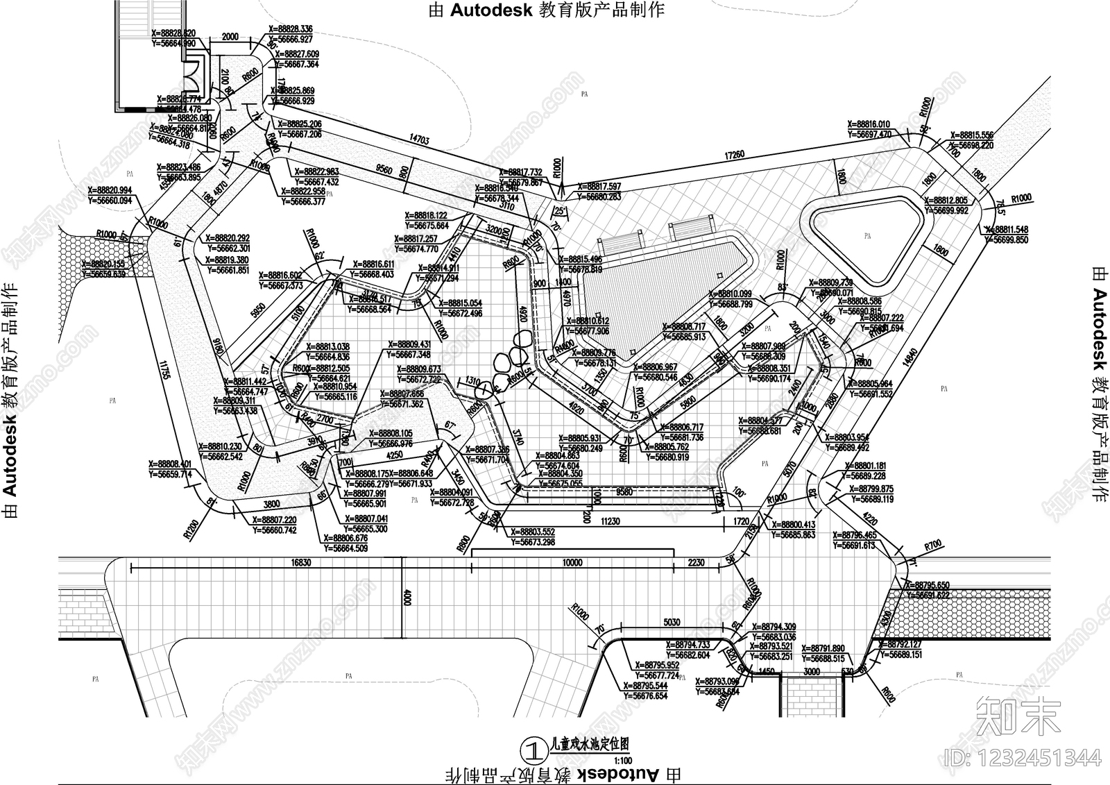 综合景观小品cad施工图下载【ID:1232451344】