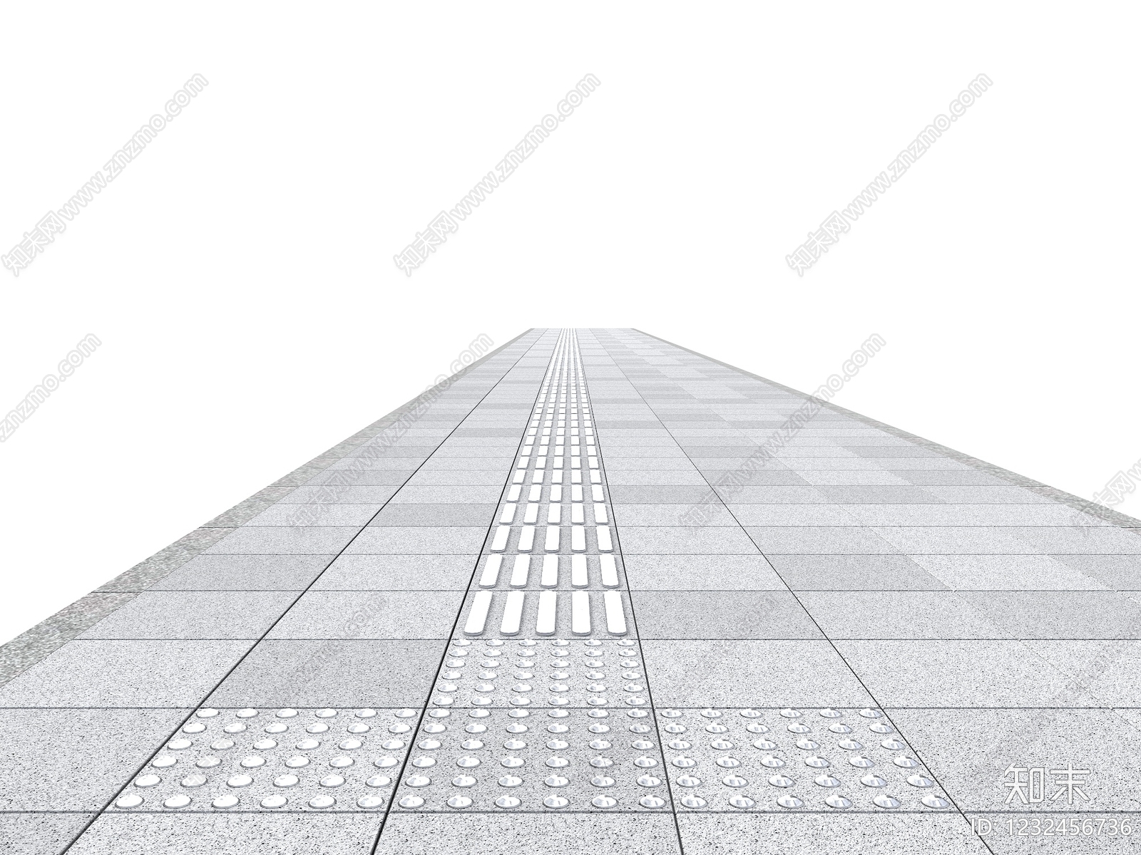 极简人行道路SU模型草图