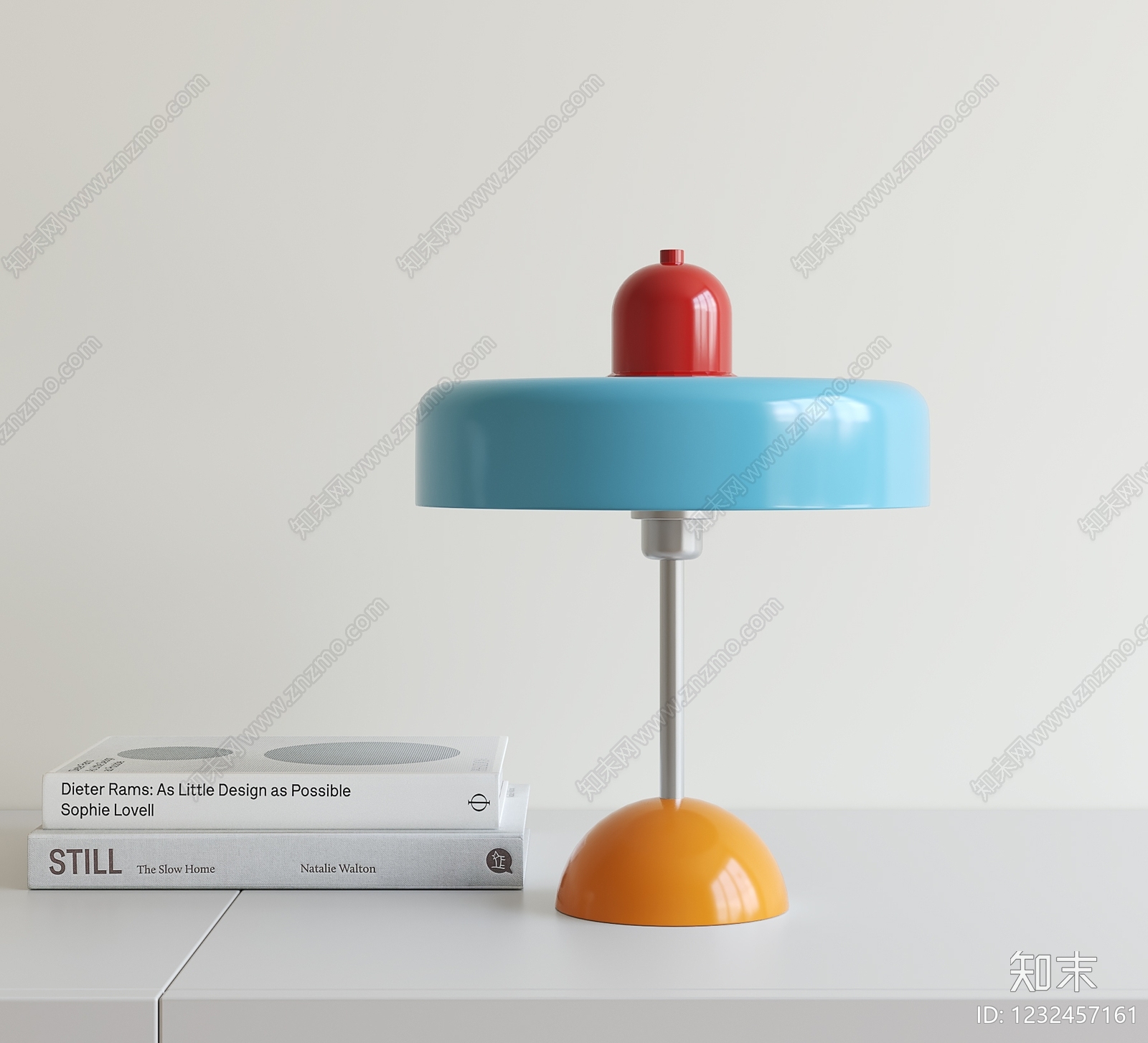 孟菲斯台灯3D模型渲染效果图