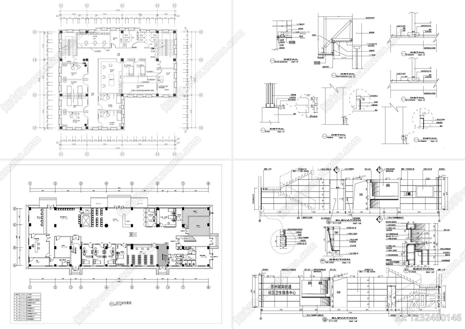 其他建筑cad施工图下载【ID:1232460146】