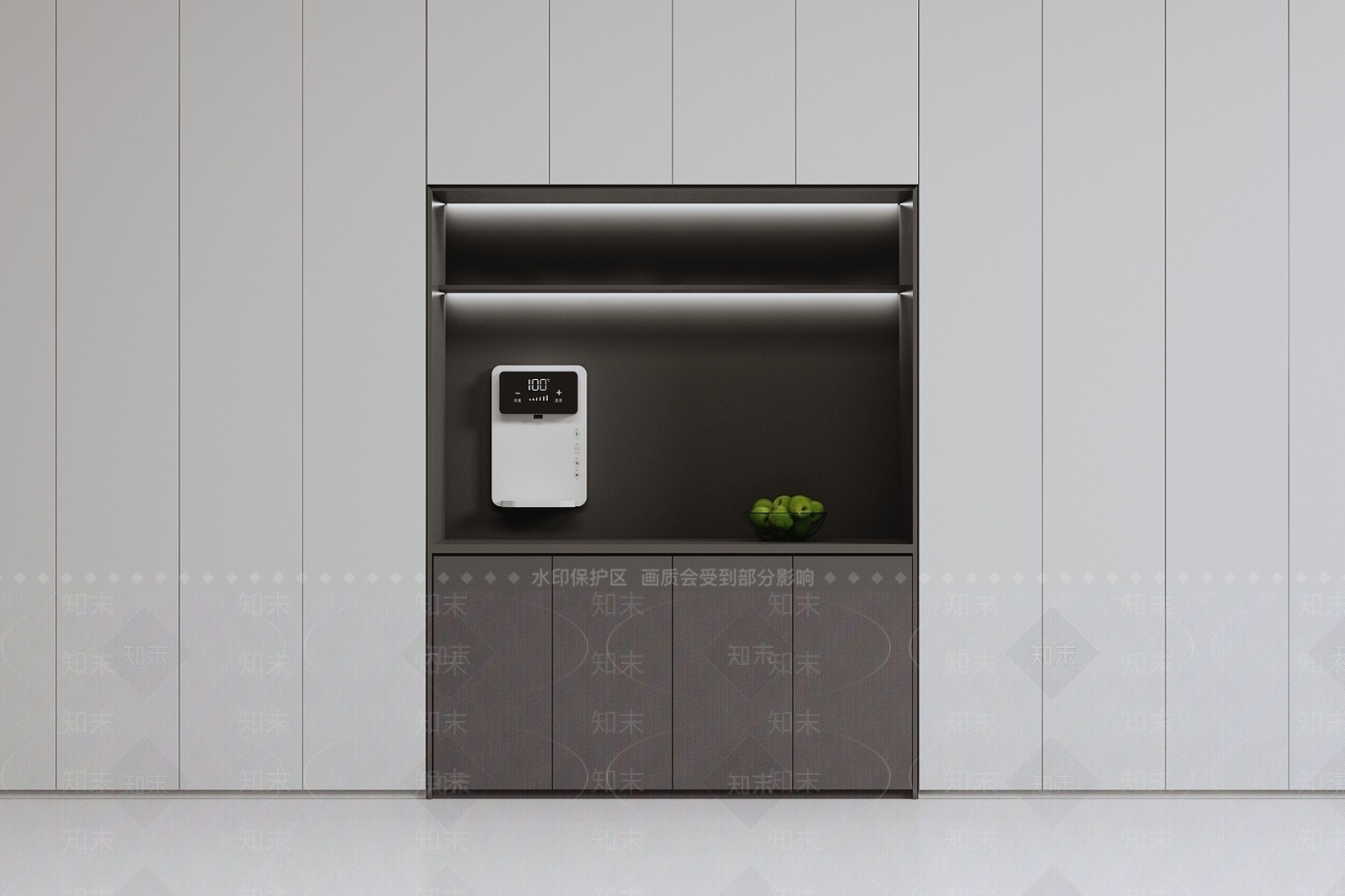 极简餐边柜3D模型下载【ID:1232461288】