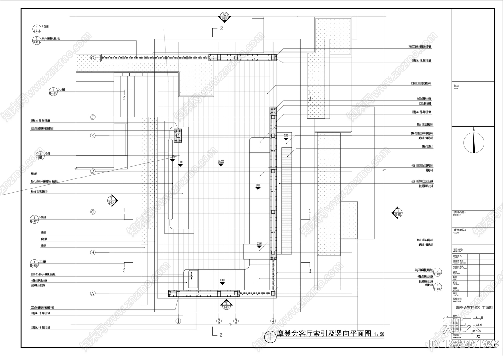 廊架cad施工图下载【ID:1232461999】