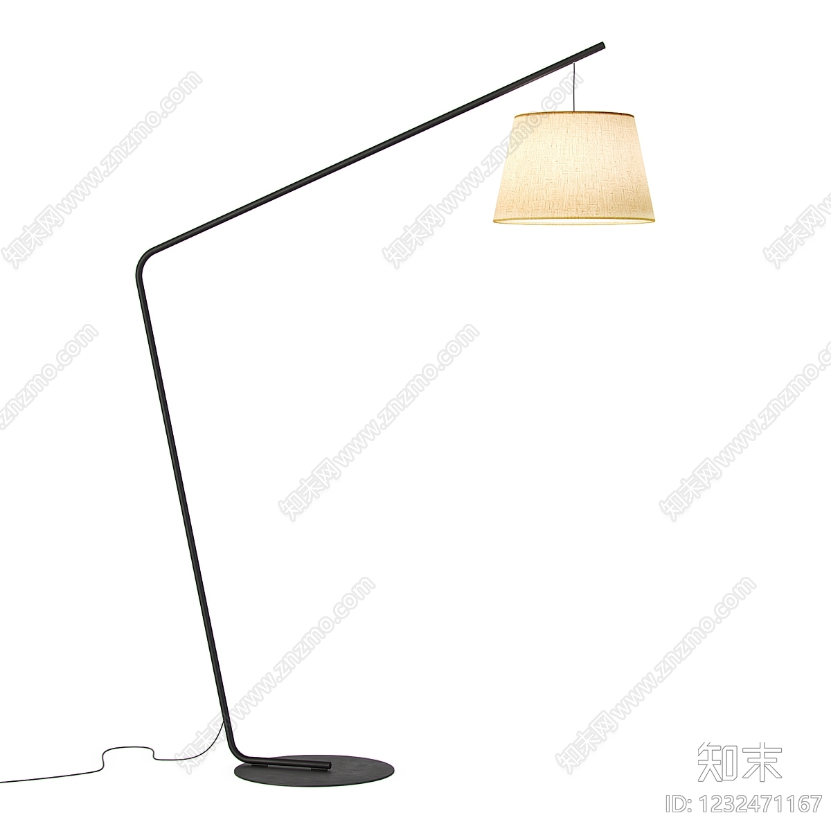极简落地灯3D模型下载【ID:1232471167】