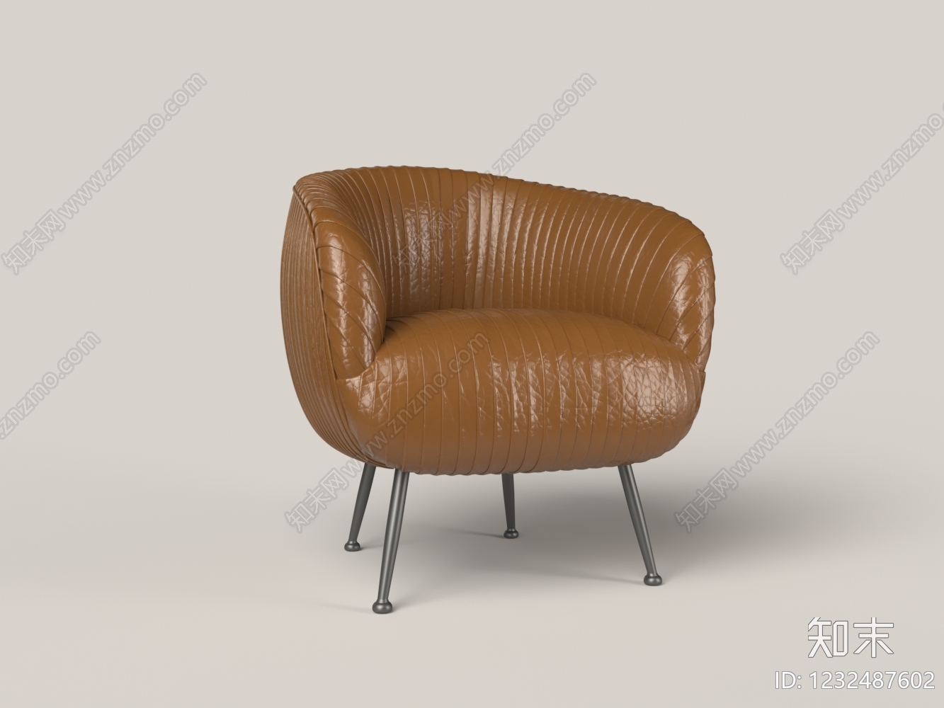 中古风单人沙发3D模型下载【ID:1232487602】