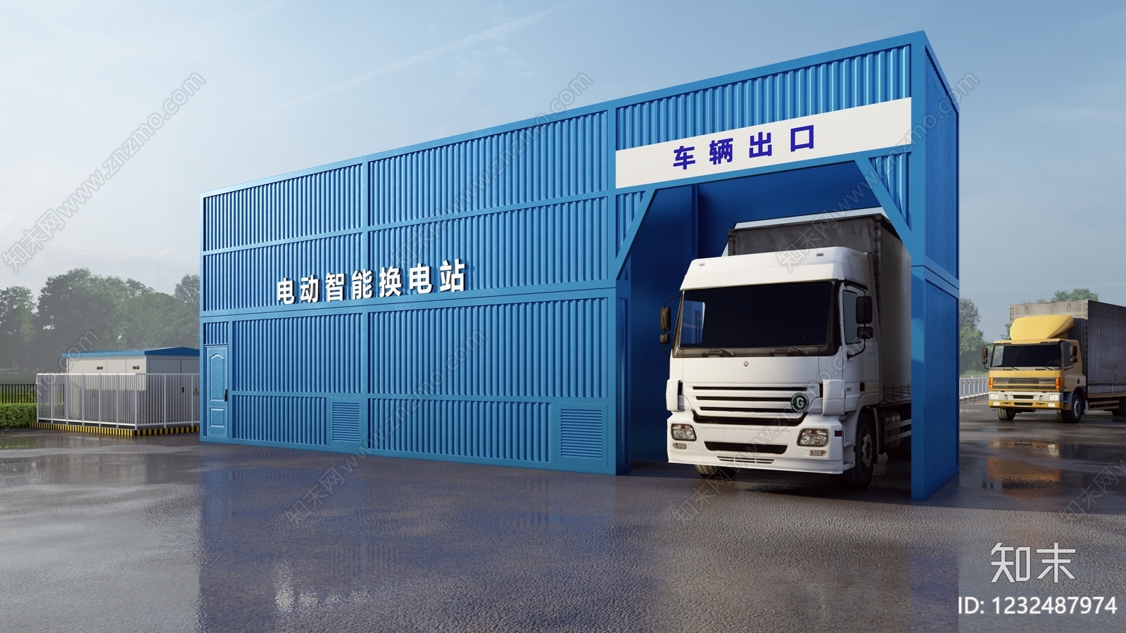 现代主义其他工业建筑SU模型下载【ID:1232487974】