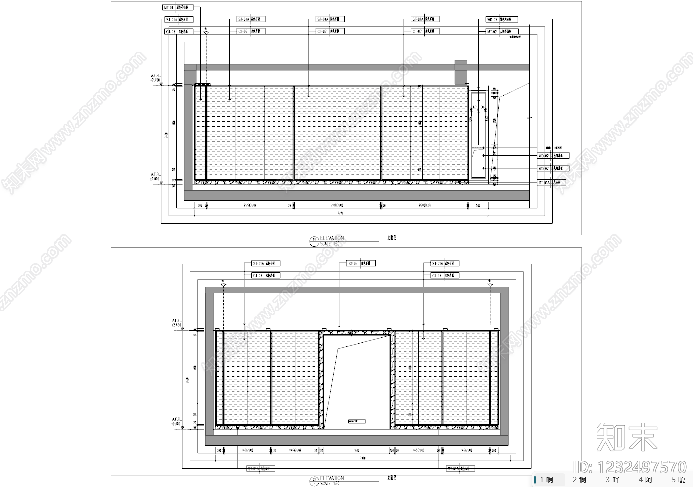 样板间cad施工图下载【ID:1232497570】