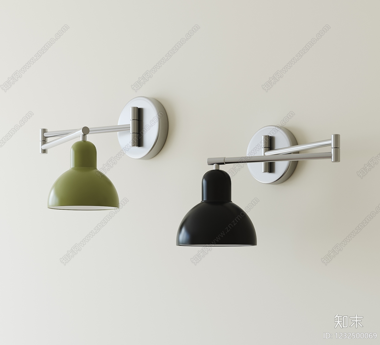 现代简约壁灯3D模型下载【ID:1232500069】