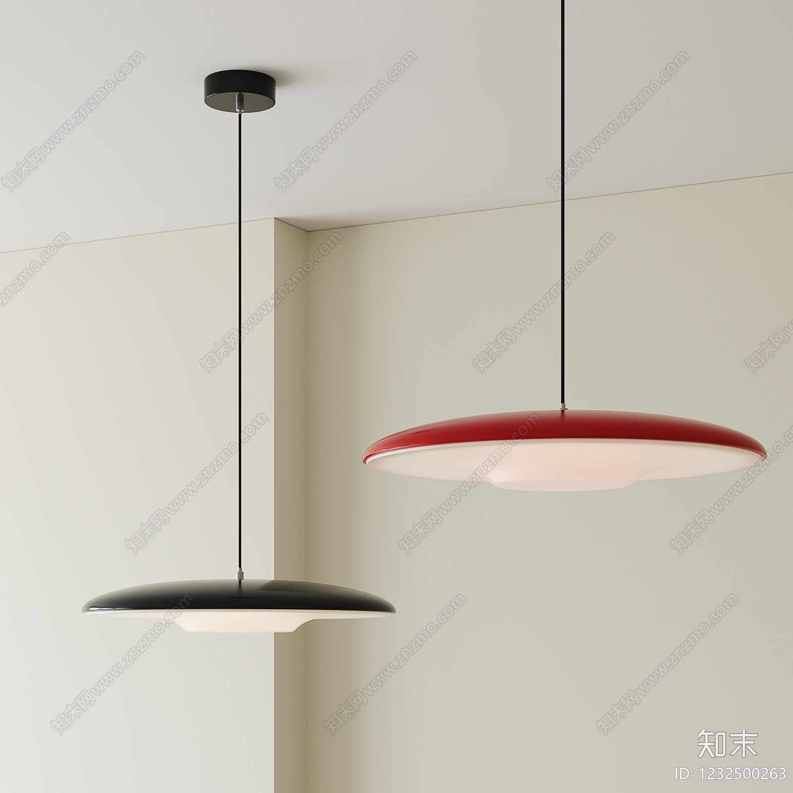 现代简约吊灯SU模型下载【ID:1232500263】