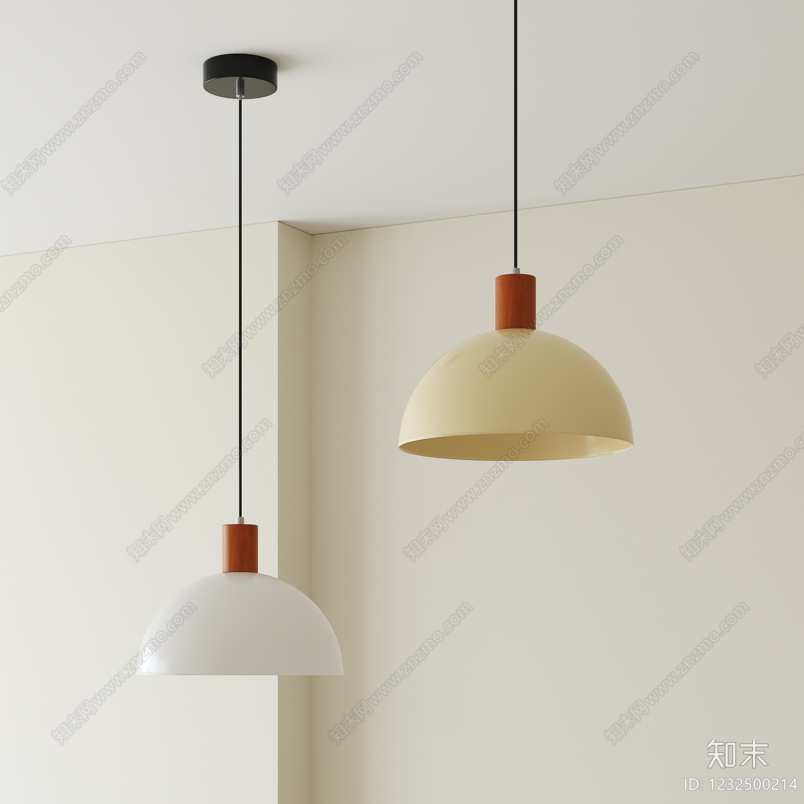 北欧吊灯SU模型下载【ID:1232500214】