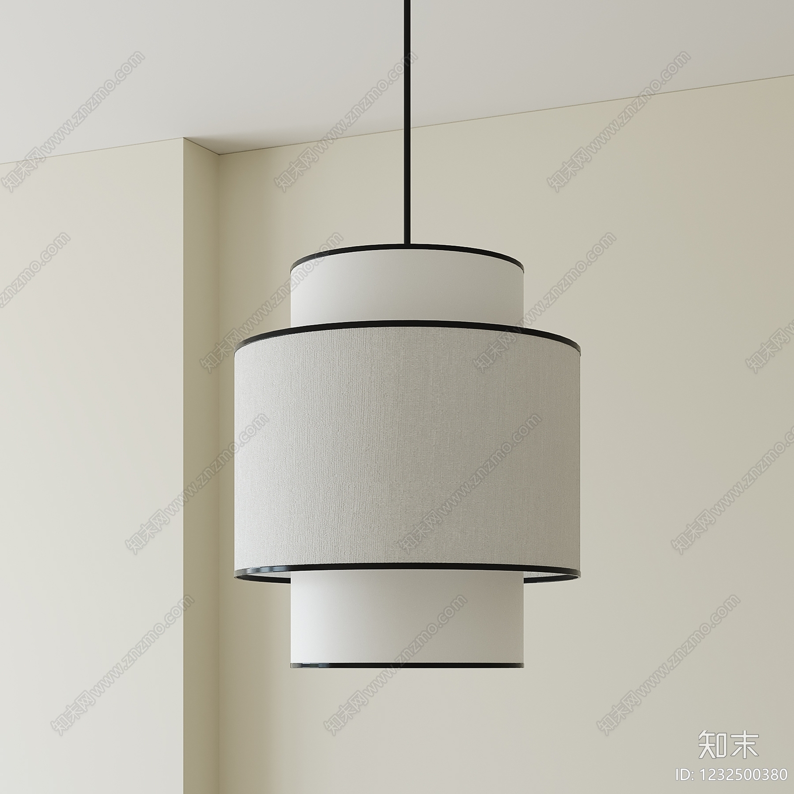 现代简约吊灯SU模型下载【ID:1232500380】
