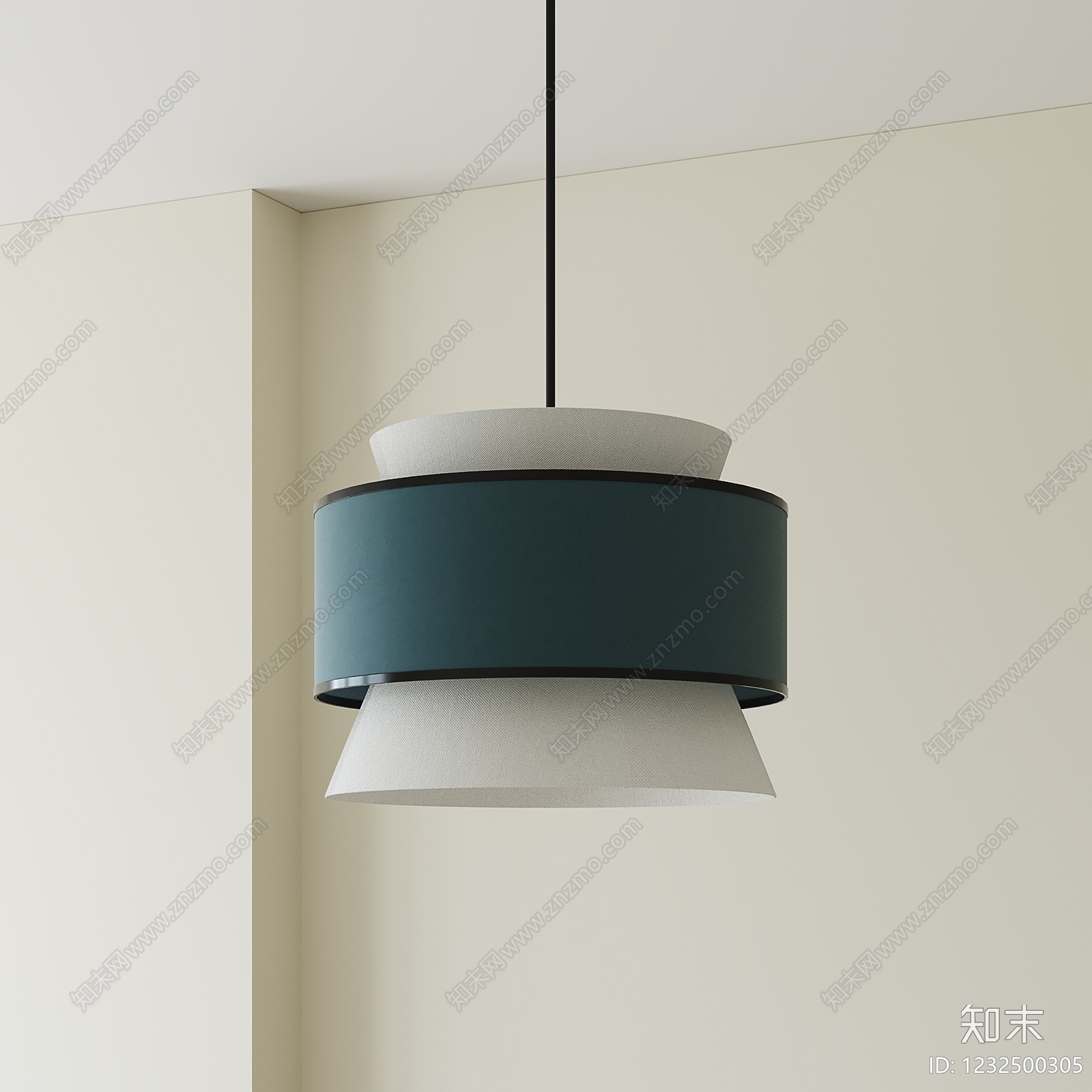 现代简约吊灯SU模型下载【ID:1232500305】