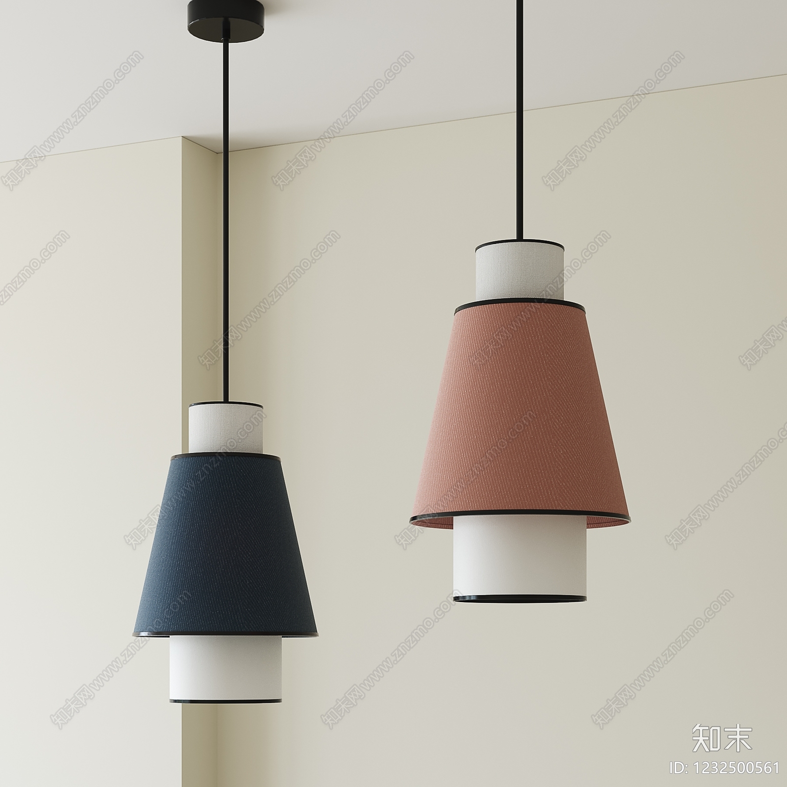 北欧吊灯SU模型下载【ID:1232500561】