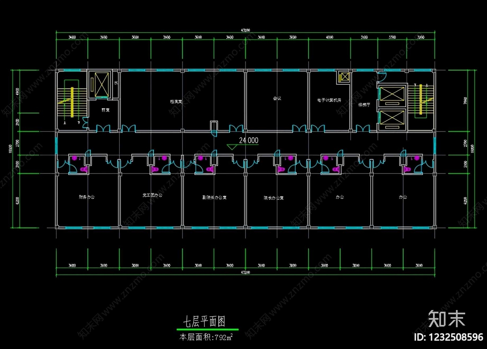 医院建筑cad施工图下载【ID:1232508596】