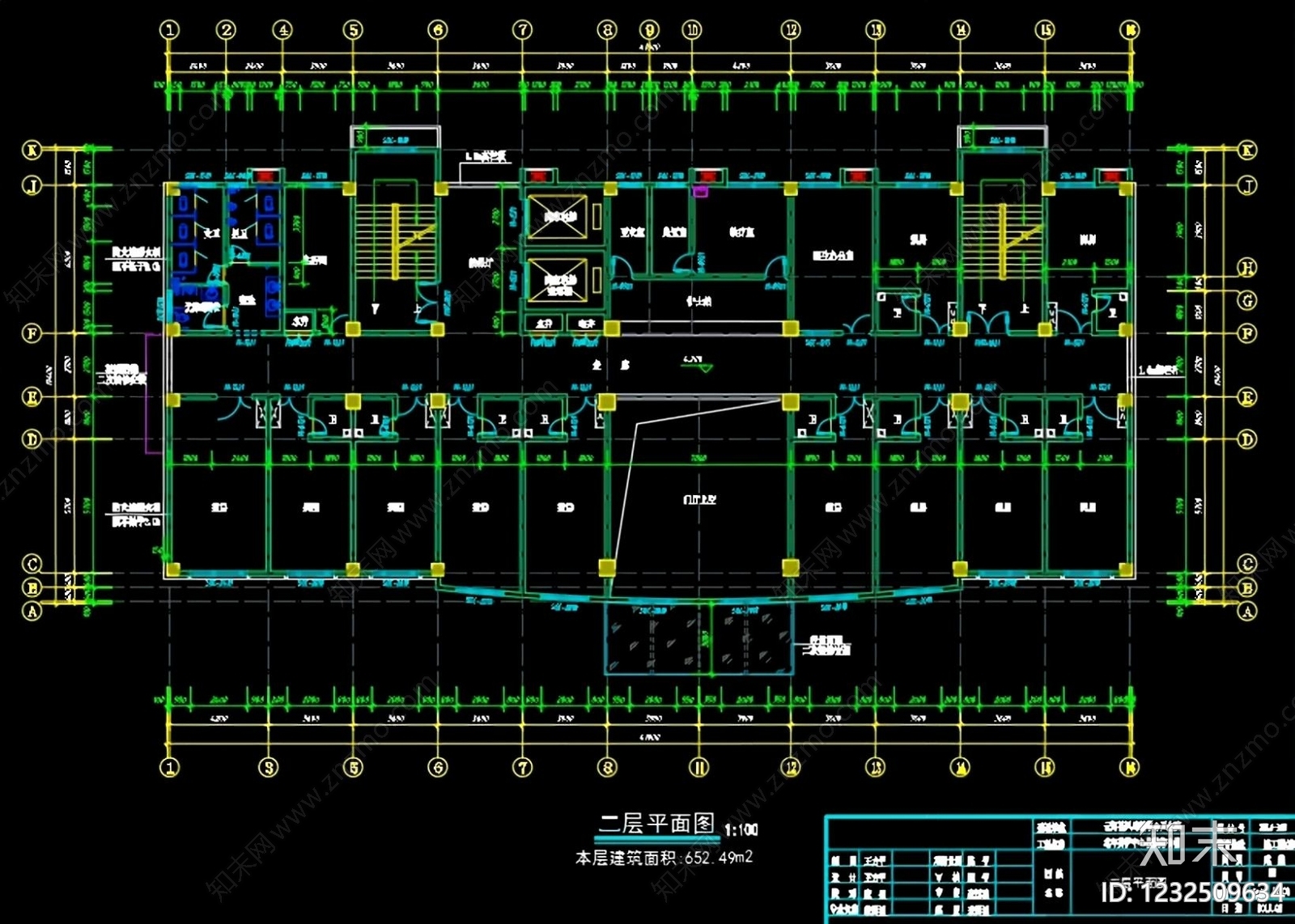 医院建筑cad施工图下载【ID:1232509634】