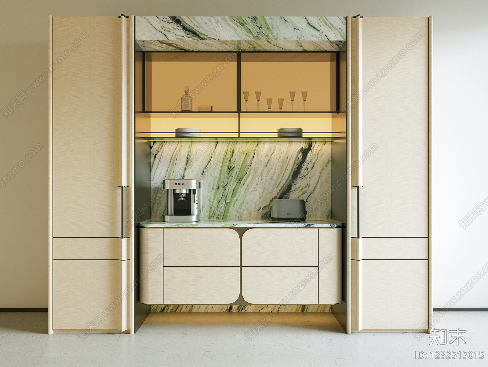意式极简家居用品展厅3D模型渲染效果图