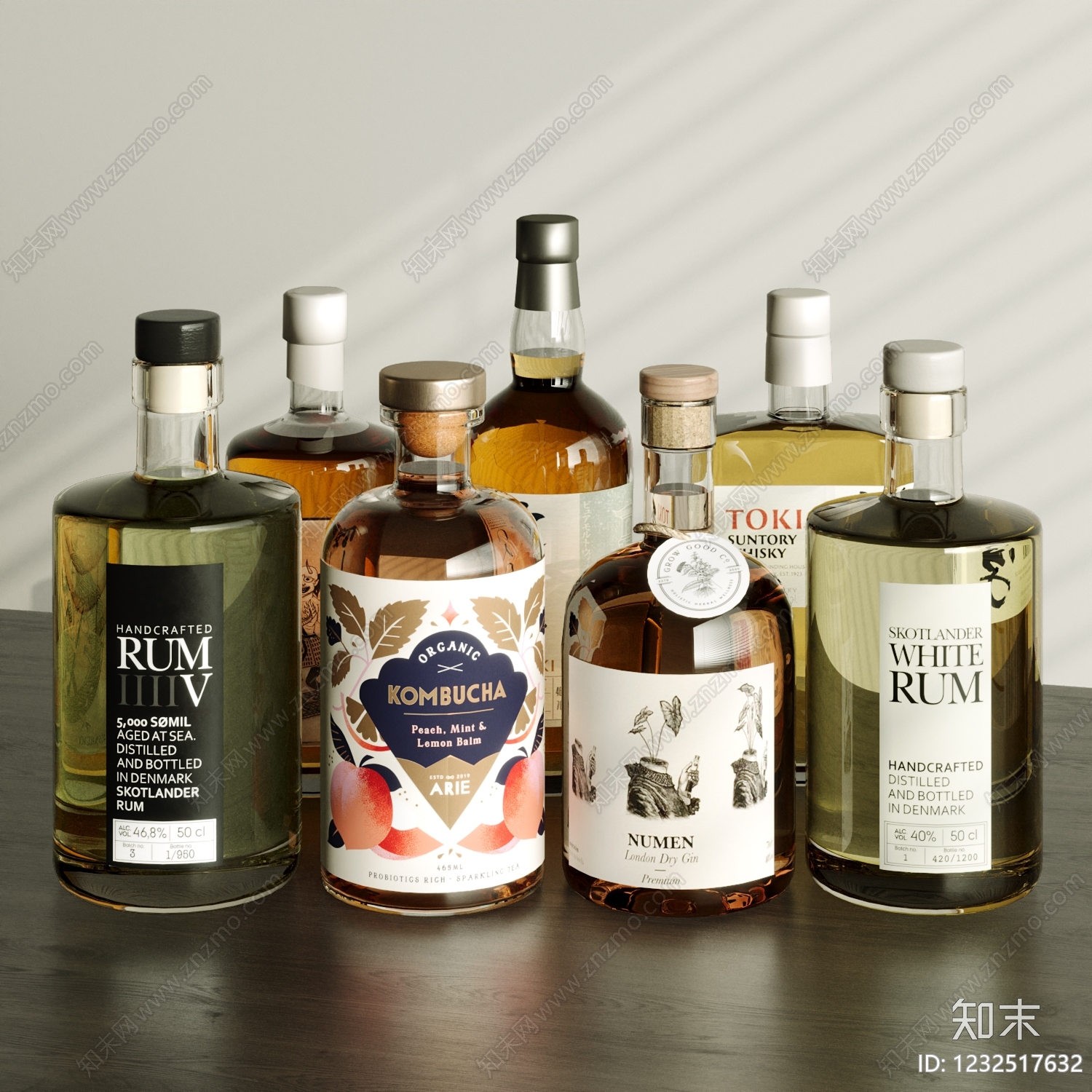 极简酒具SU模型下载【ID:1232517632】