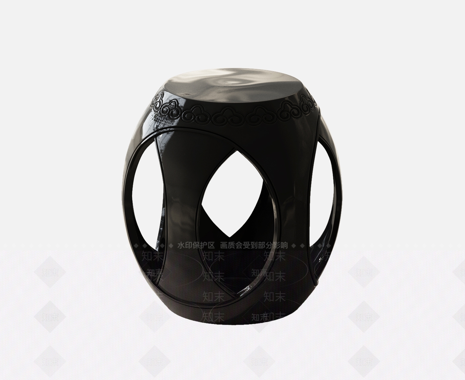 新中式其他凳子SU模型下载【ID:1232521329】
