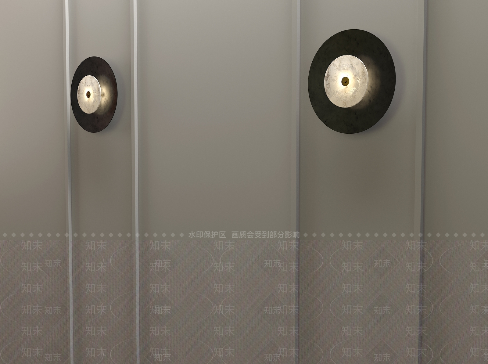 侘寂儿童壁灯3D模型下载【ID:1232564044】