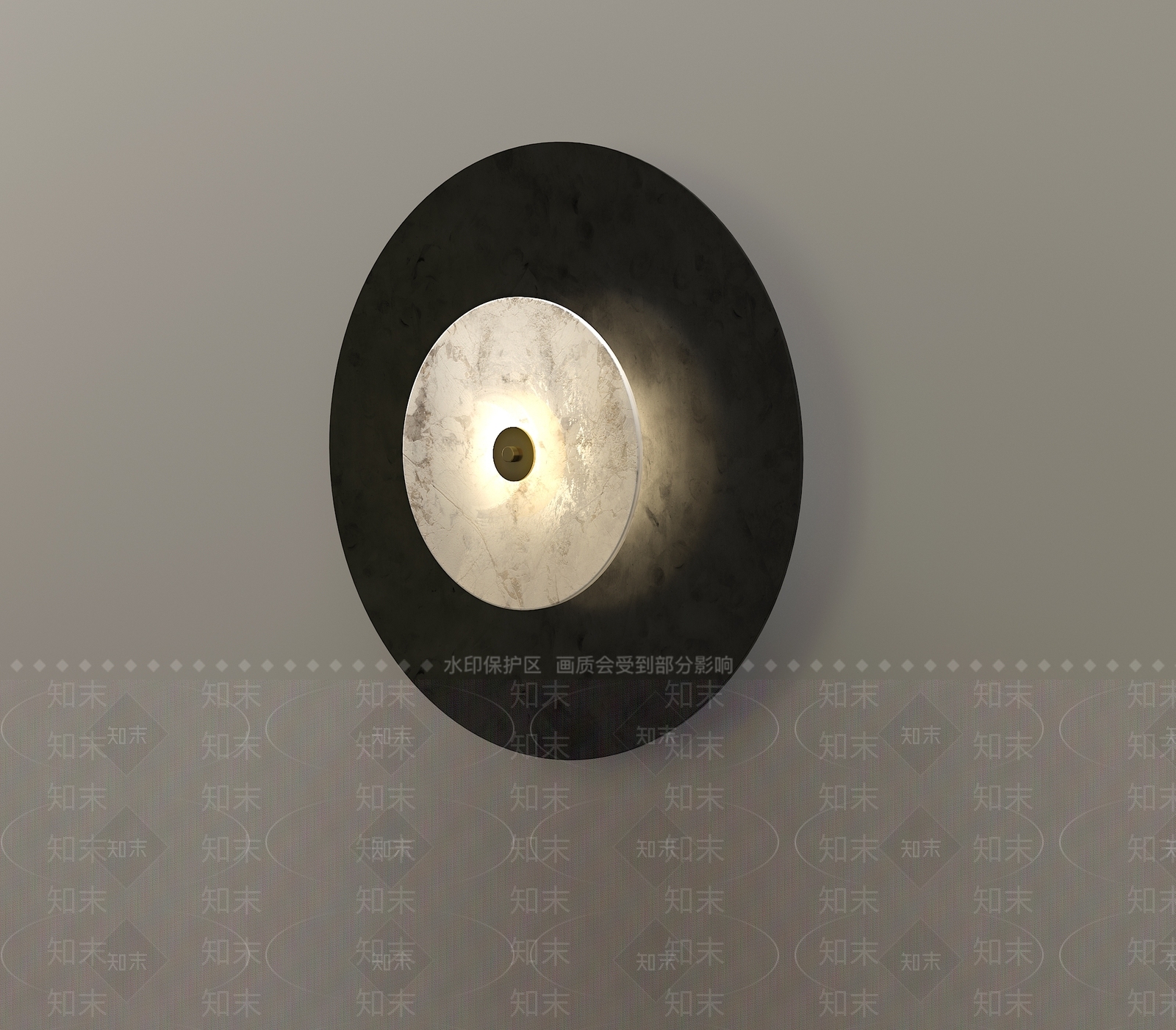 侘寂儿童壁灯3D模型下载【ID:1232564044】