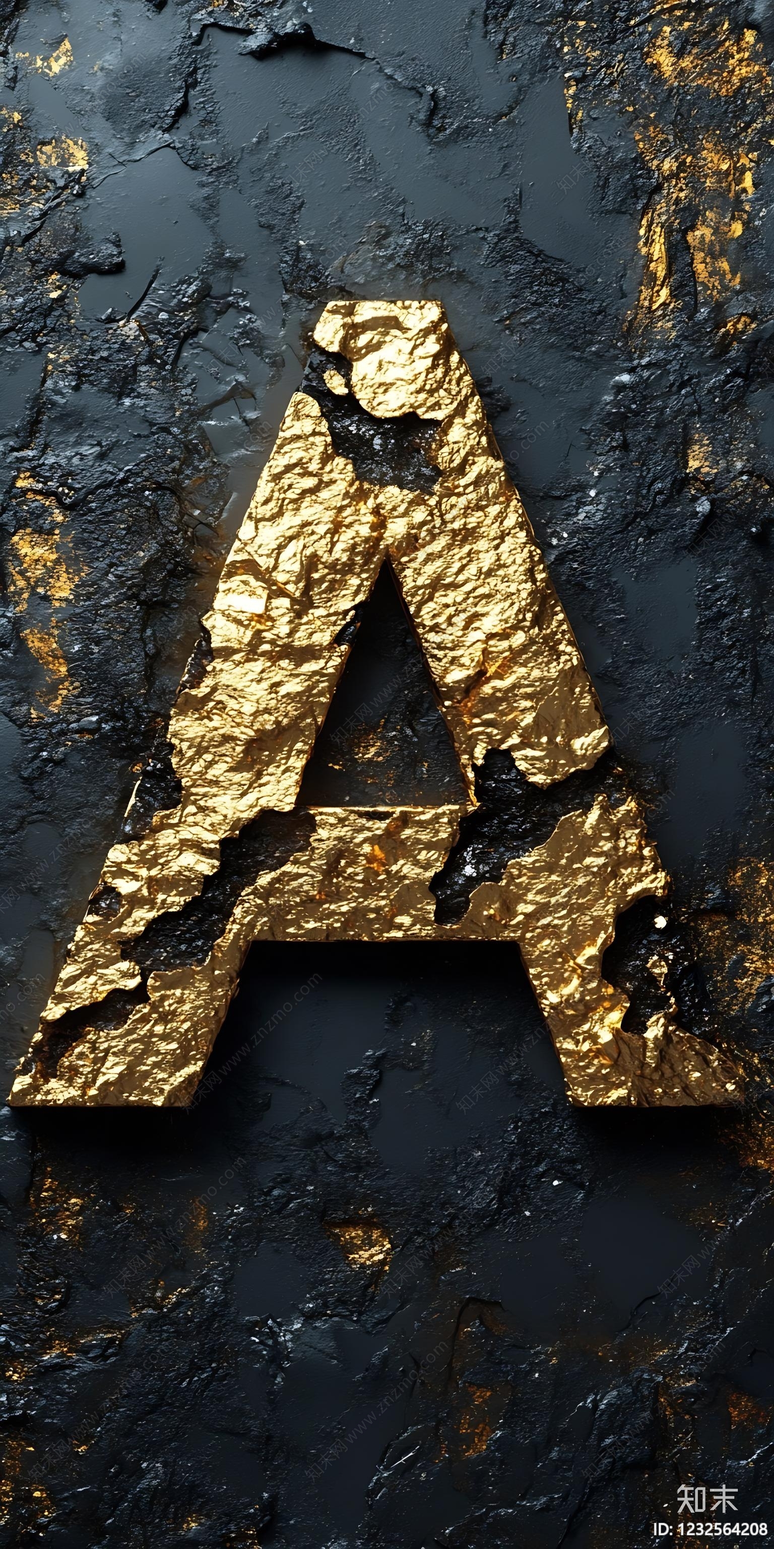 金箔银箔高清贴图材质