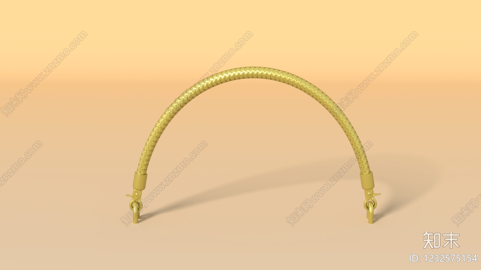 轻奢拉手3D模型下载【ID:1232575154】