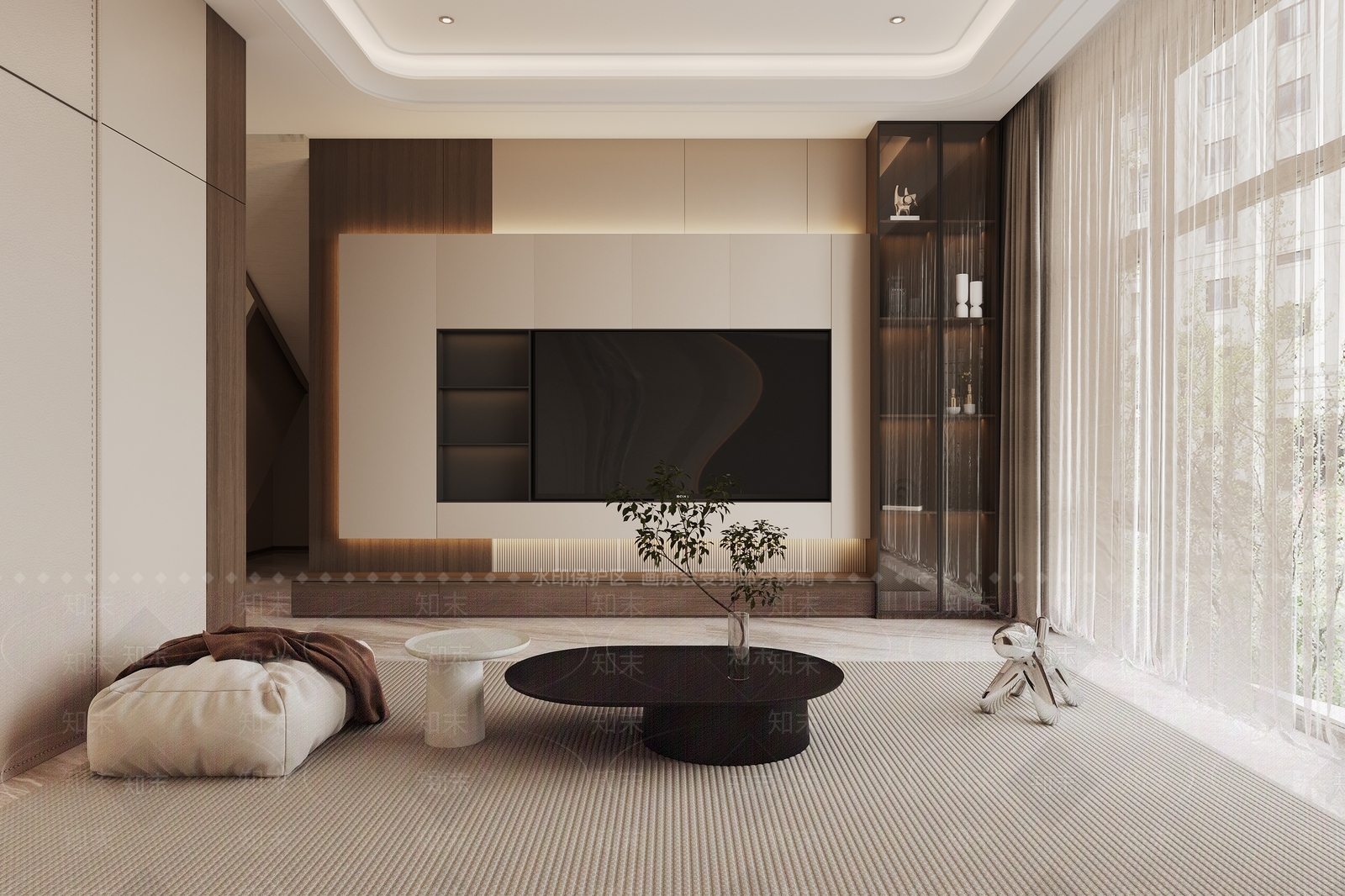轻奢客餐厅3D模型下载【ID:1232578461】
