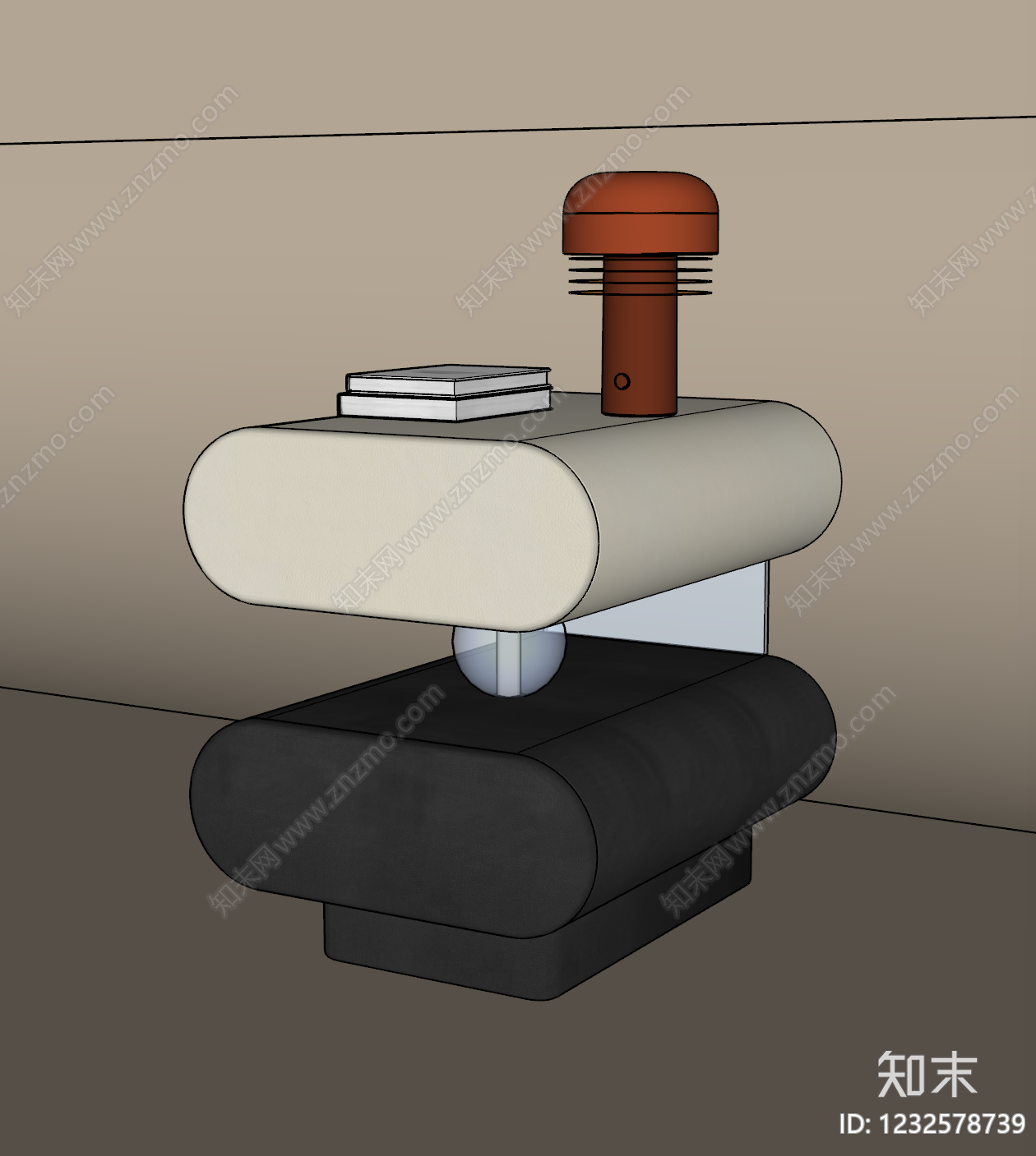 意式极简边几SU模型下载【ID:1232578739】
