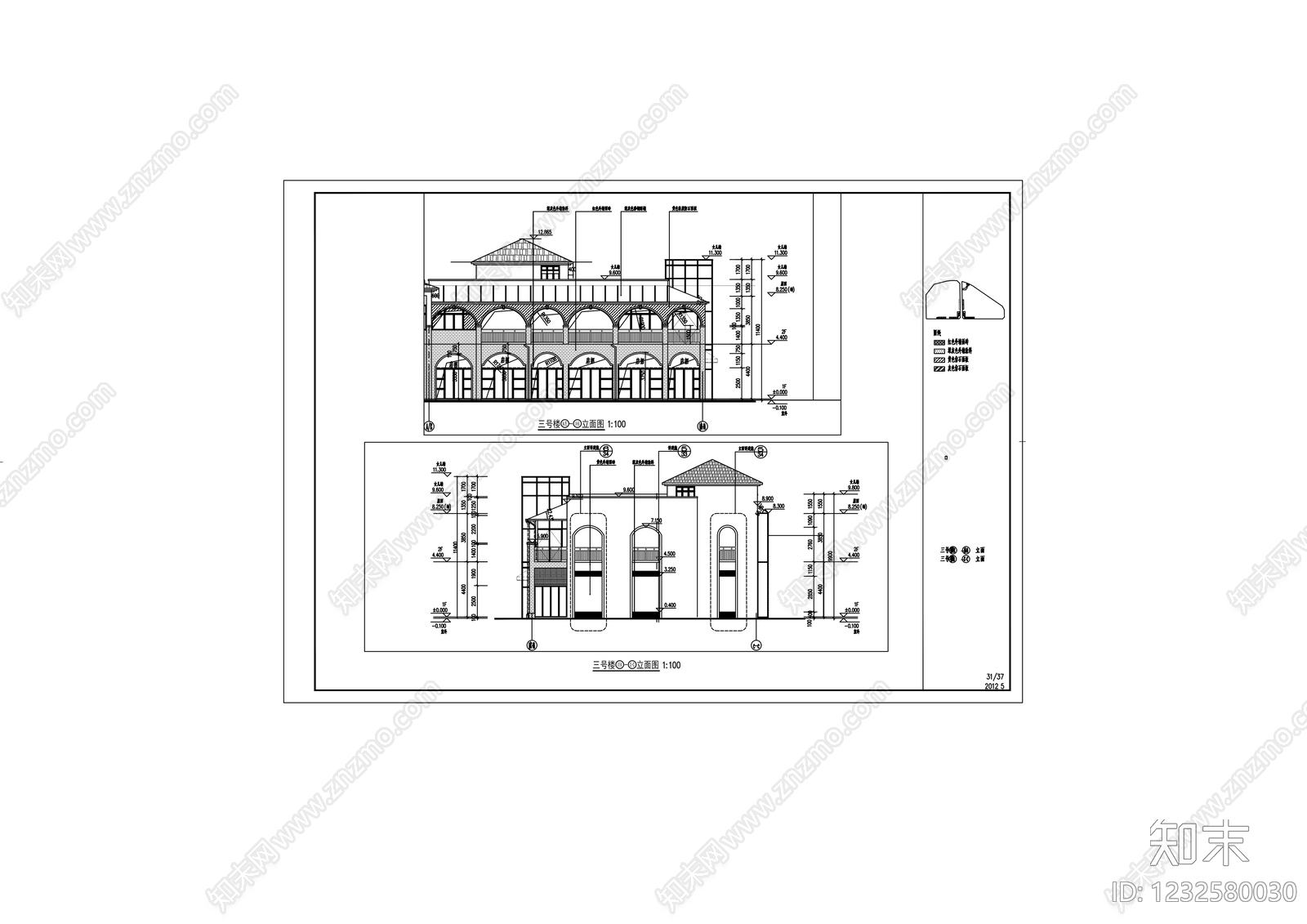 其他建筑cad施工图下载【ID:1232580030】