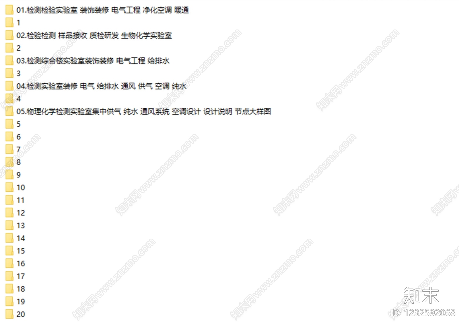 其他医疗空间cad施工图下载【ID:1232592068】