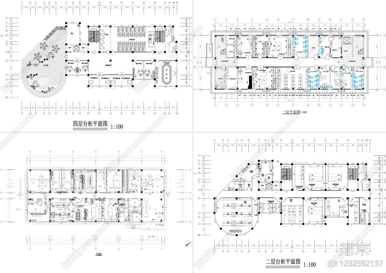 其他医疗空间cad施工图下载【ID:1232592137】