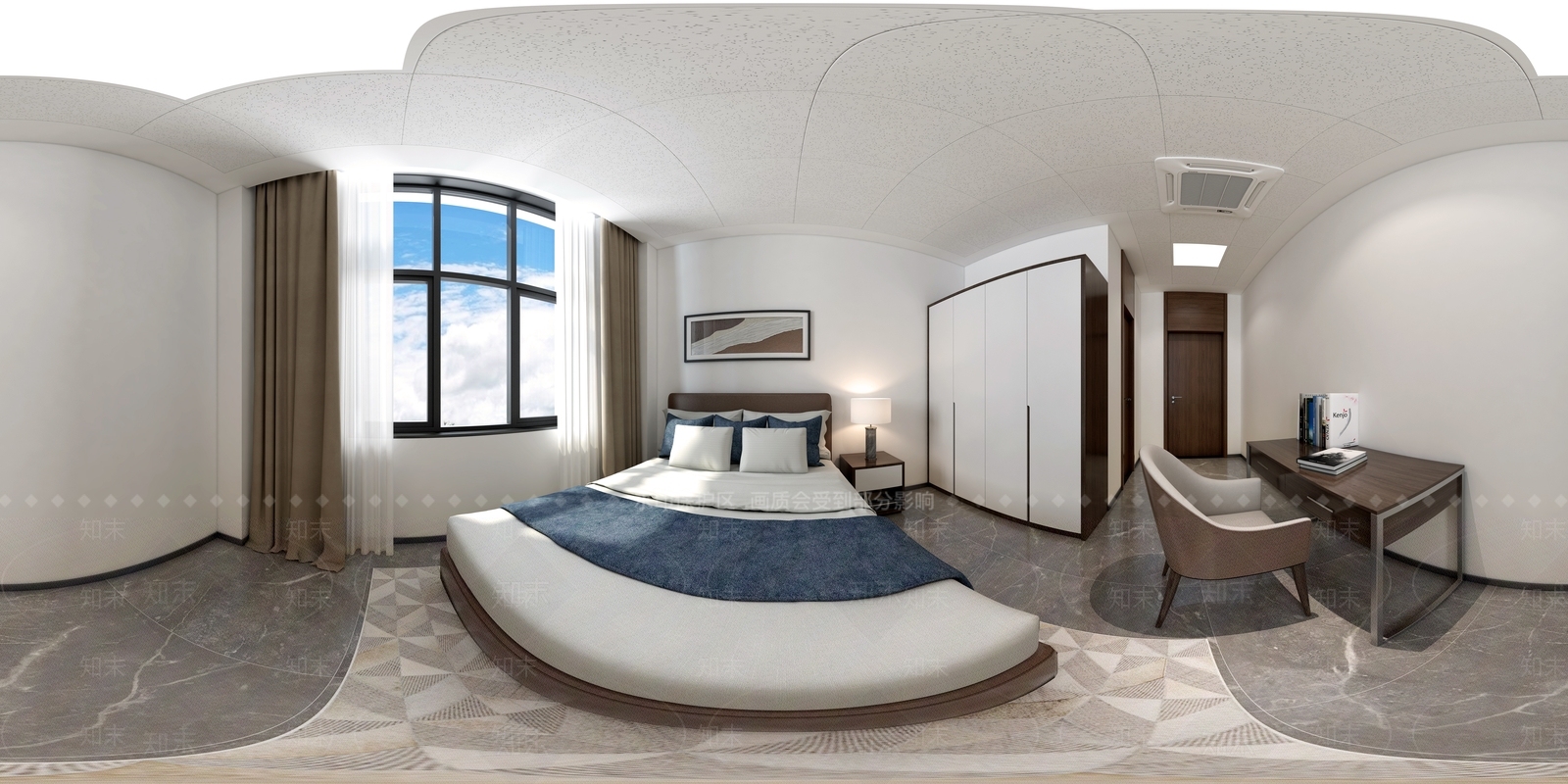 现代简约报告厅3D模型下载【ID:1232593712】