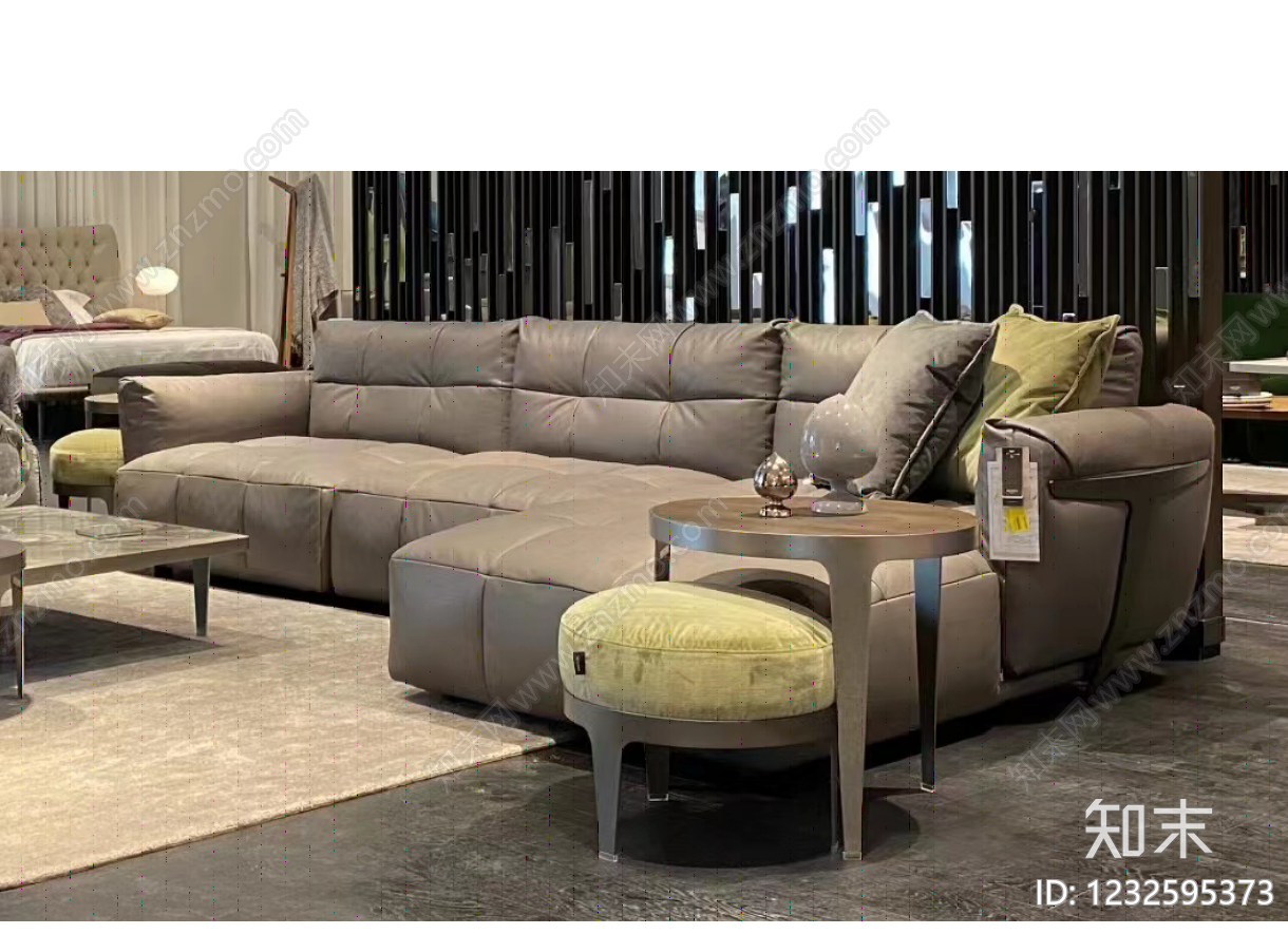 沙发cad施工图下载【ID:1232595373】