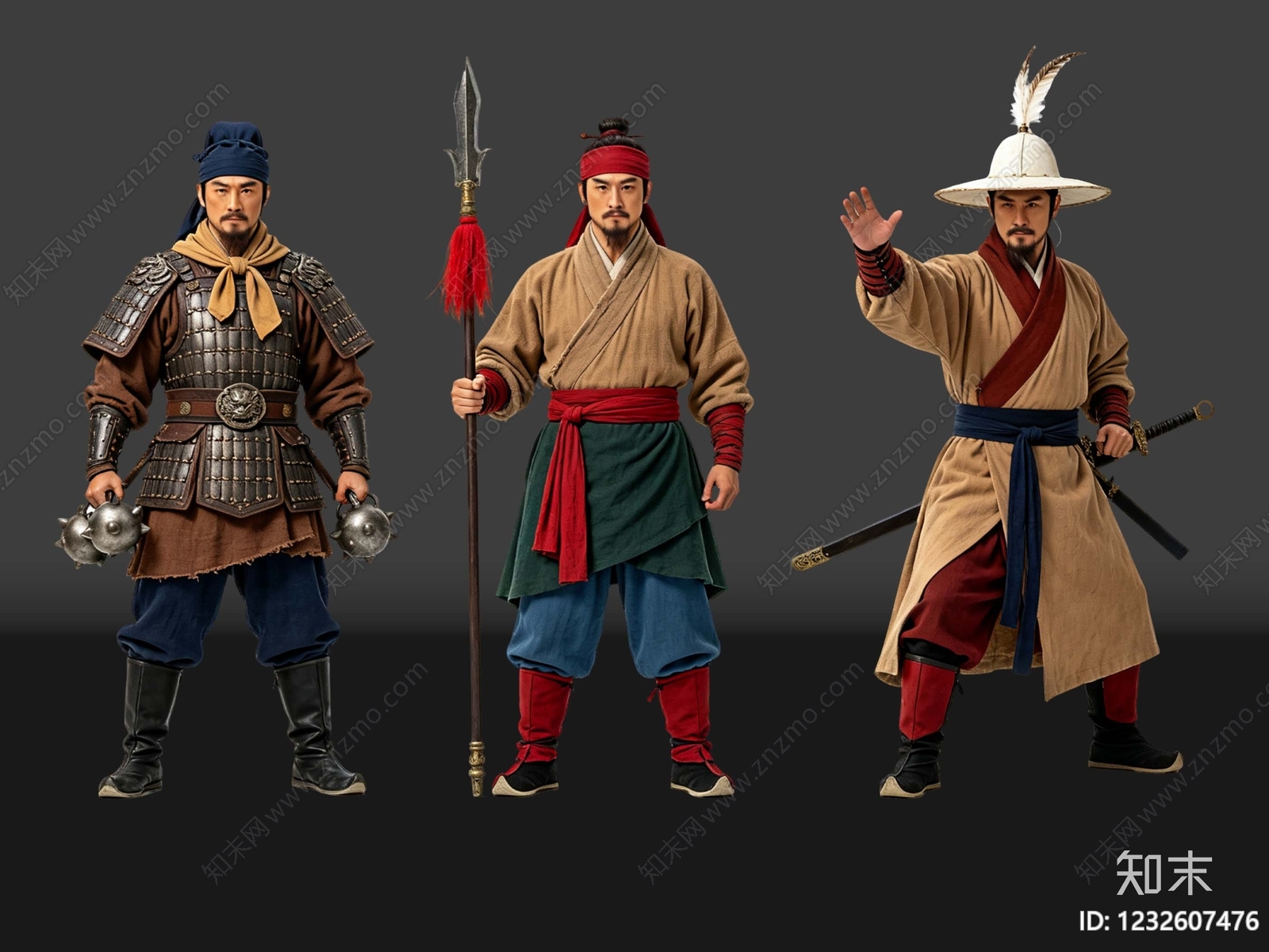中式多人SU模型下载【ID:1232607476】